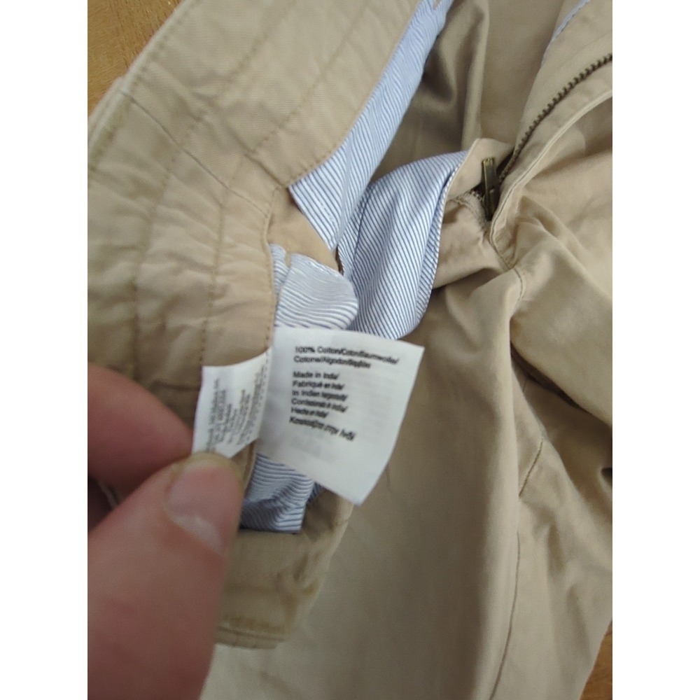 Brooks Brothers 346 Cargo Shorts Mens 38‎ Khaki Cotton Pockets Hiking Casual EUC - Picture 5 of 7